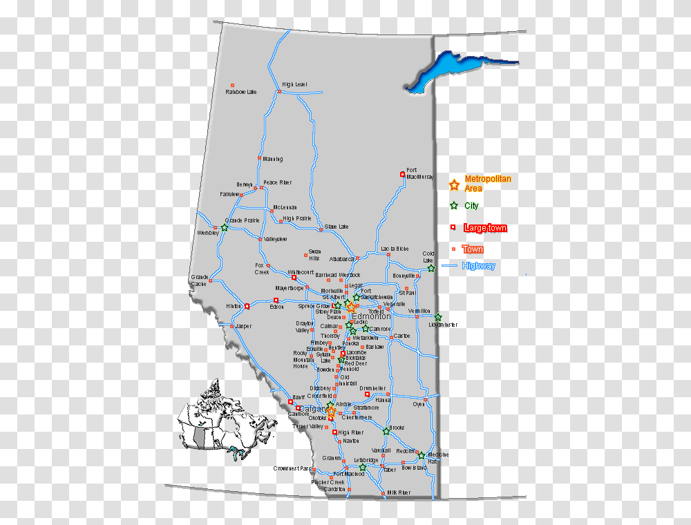 Ab Towns Names Alberta Provincial Historic Sites, Map, Diagram, Plot, Atlas Transparent Png