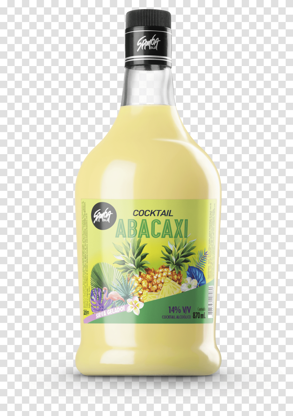 Abacaxi Glass Bottle Transparent Png