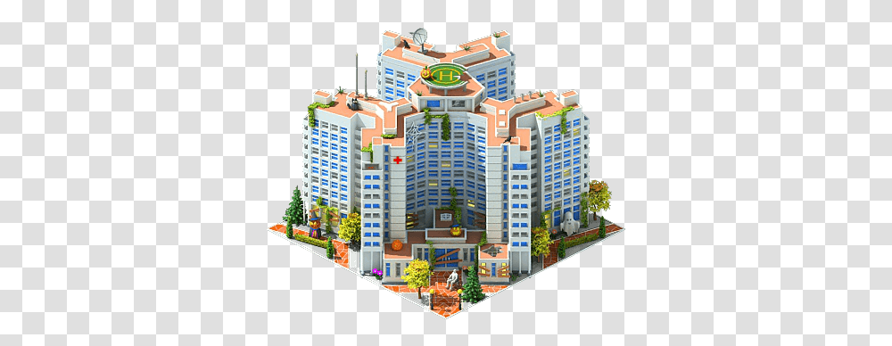 Abandoned Hospital Vertical, Condo, Housing, Building, Toy Transparent Png