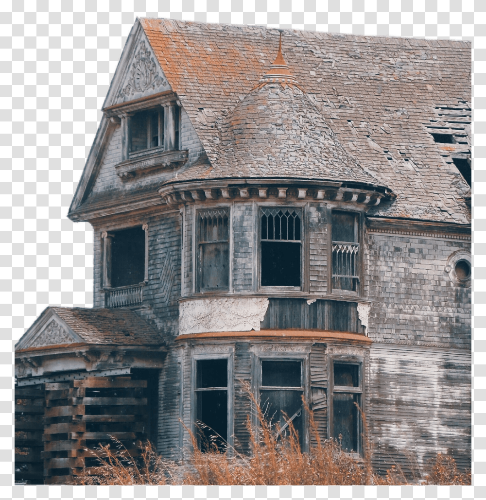 Abandoned House Cutouttoolop By Venusthecat, Home Decor, Roof, Window, Shutter Transparent Png