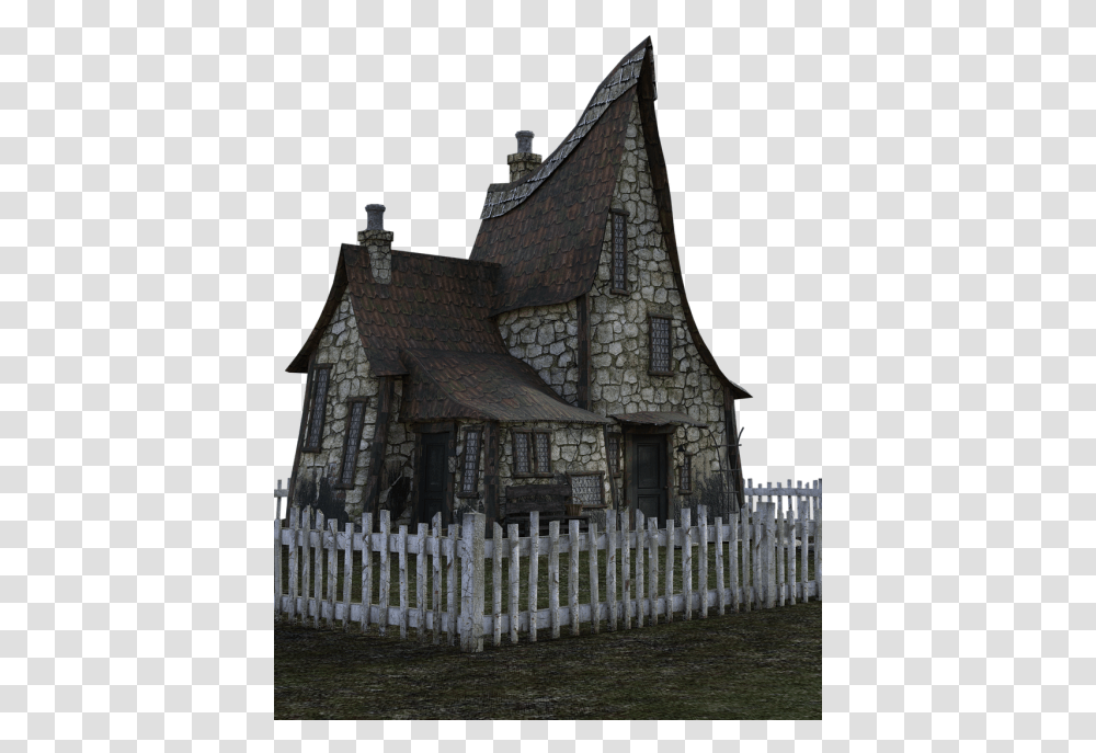 Abandoned House With Background Abandoned House Background, Picket, Fence, Housing, Building Transparent Png