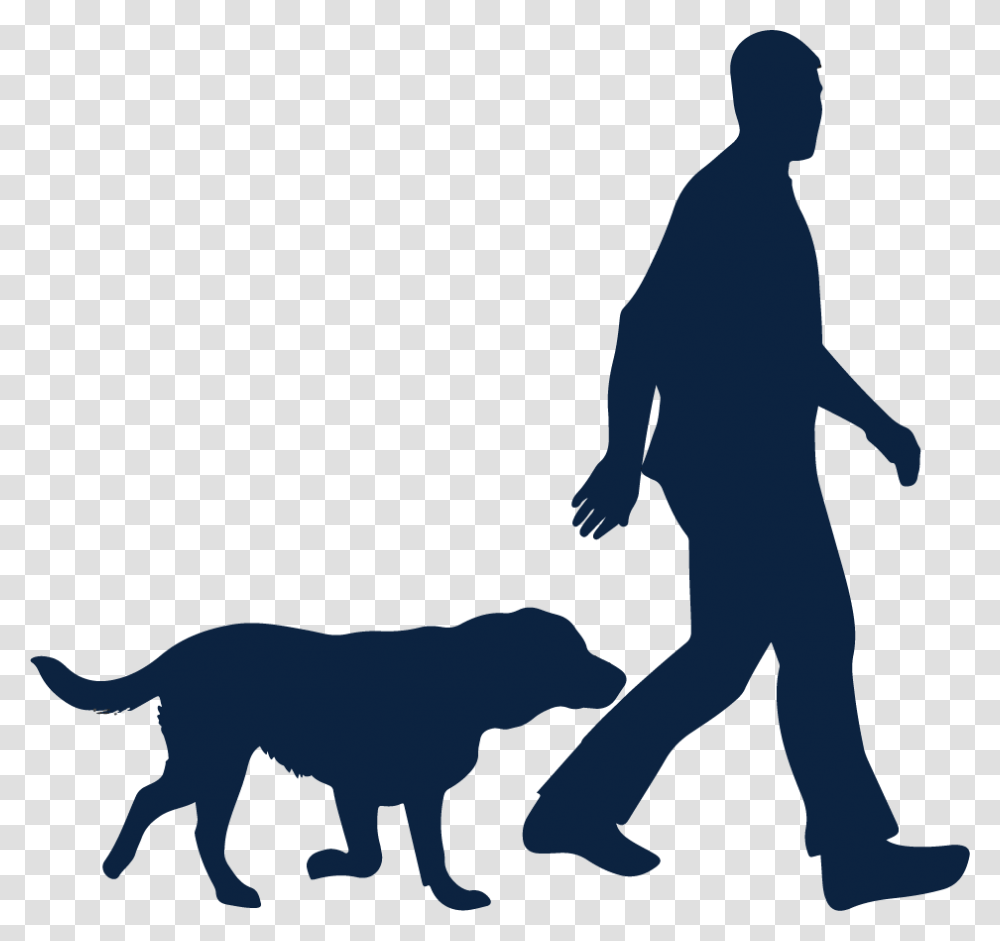 Abandonment Silhouette, Person, Standing, People, Dog Transparent Png