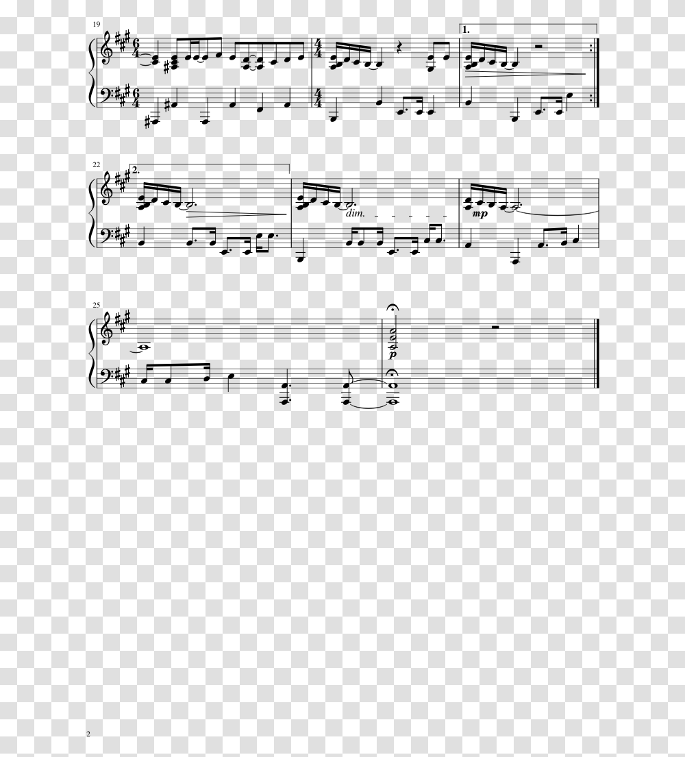Abba Happy New Year Deltarune Legend Piano Sheet Music, Gray, World Of Warcraft Transparent Png