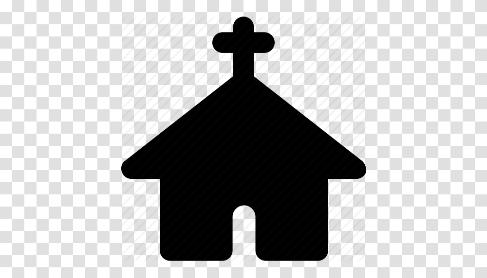 Abbey Building Chapel Church Steeple Tabernacle Temple Icon, Silhouette, Triangle, Star Symbol Transparent Png
