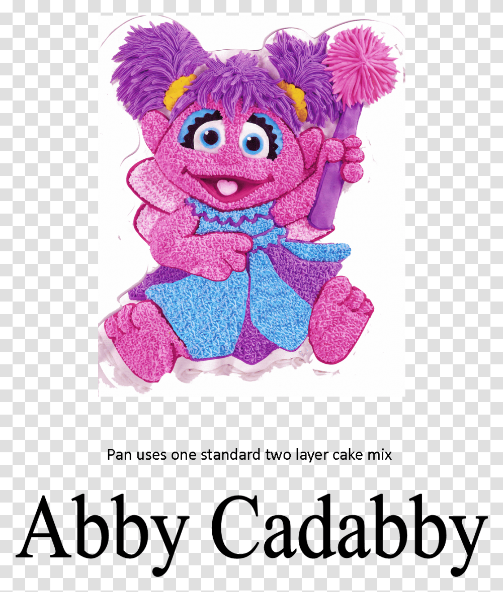 Abby Cadabby Abby Cadabby Cake Pan, Plush, Toy, Purple, Pinata Transparent Png