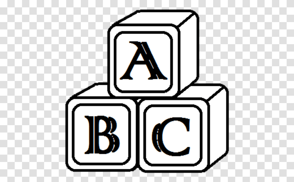 Abc 123 Clipart Building Blocks Clipart Black And White, Gas Pump, Machine, Number Transparent Png