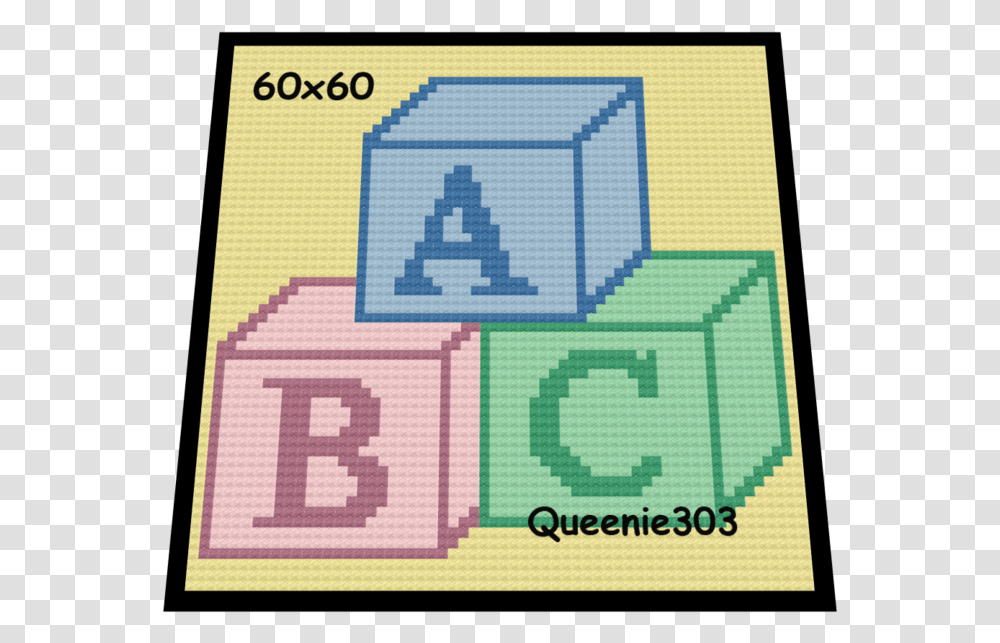 Abc Blocks Abc Blocks Cross Stitch, Rug, Alphabet Transparent Png