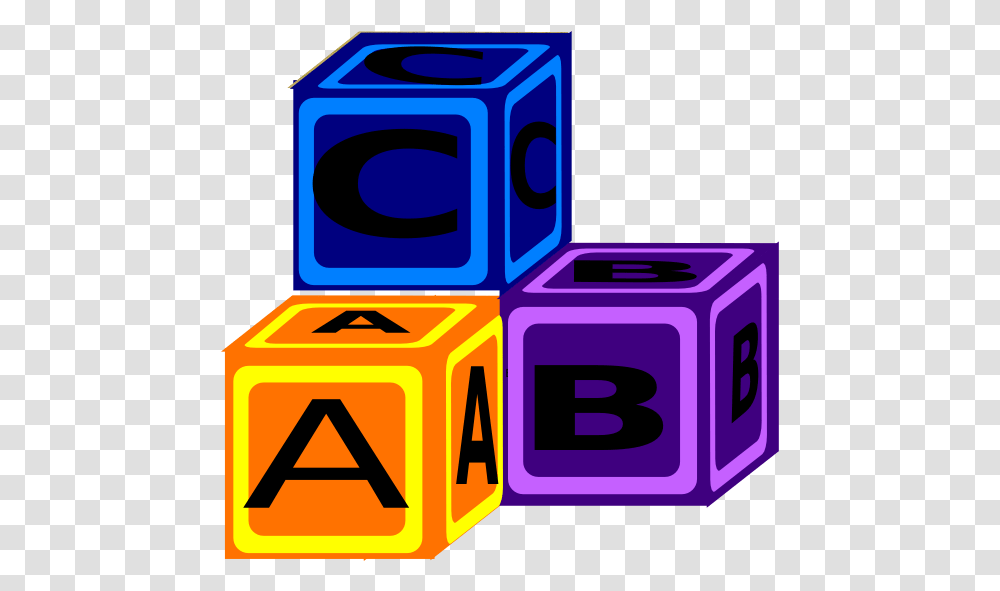 Abc Blocks Purple Clipart, Dice, Game Transparent Png