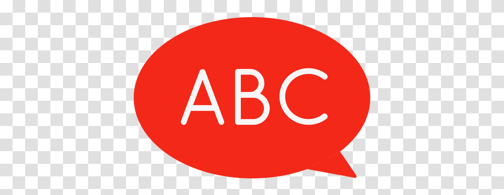 Abc In Speech Bubble & Svg Vector File Dot, Text, Label, Number, Symbol Transparent Png