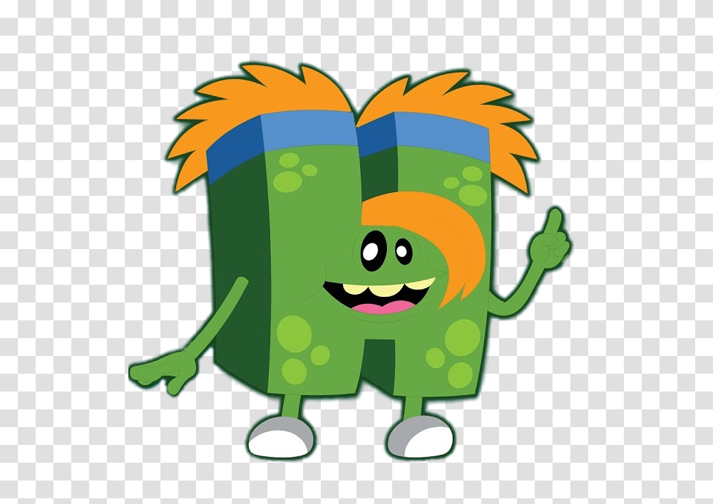 Abc Monster H, Plant, Green Transparent Png