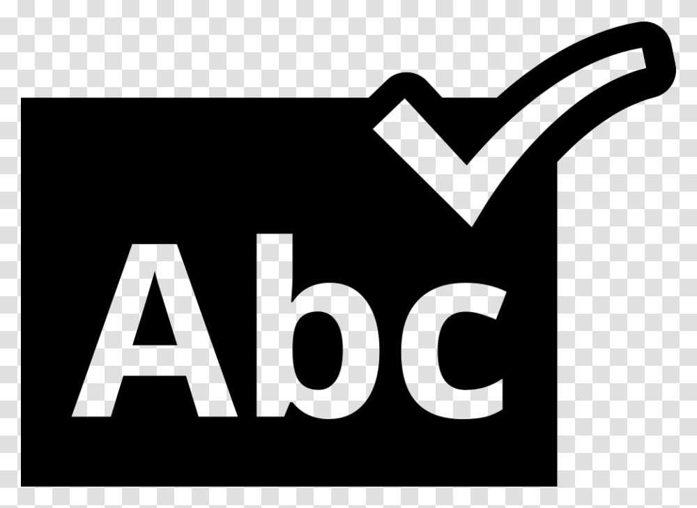 Abc Verification Symbol Abc Icon, Alphabet, Number, Word Transparent Png