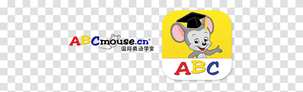 Abcmouse English Language Learning App Launches In China Abc Mouse App Logo, Label, Text, Graphics, Art Transparent Png