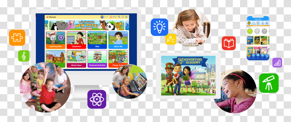 Abcmousecom > Early Learning Resources Developed By Age Of Sharing, Person, Mobile Phone, Advertisement, Poster Transparent Png