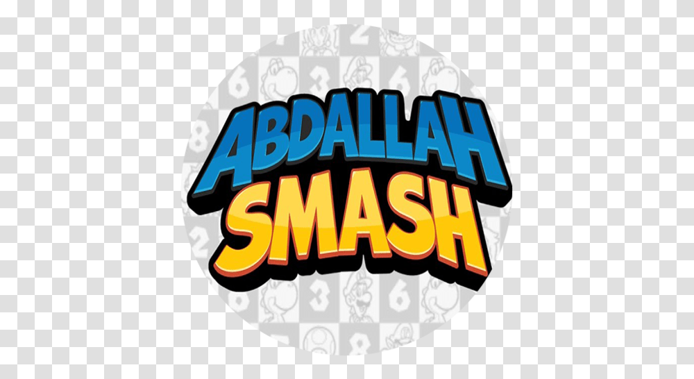 Abdallah Smash All World Records In Mario Kart Deluxe, Word, Label Transparent Png