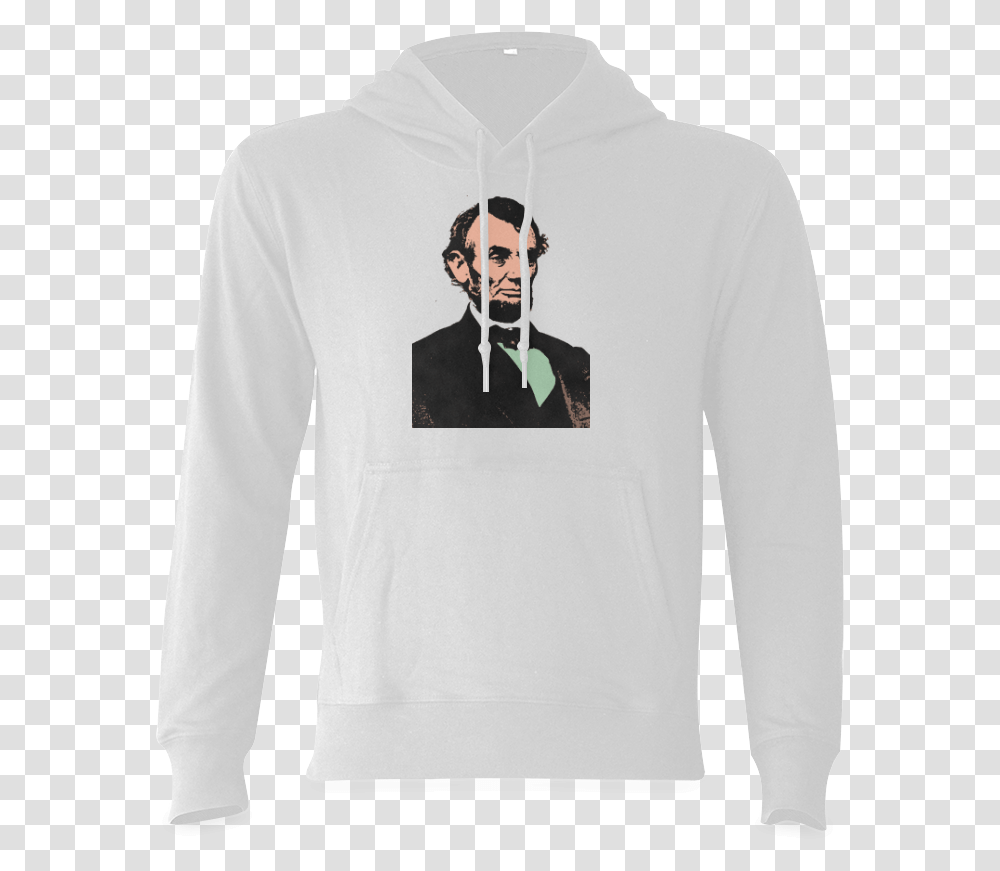 Abe Lincoln Gildan Hoodie Sweatshirt Sweatshirt, Apparel, Long Sleeve, Sweater Transparent Png
