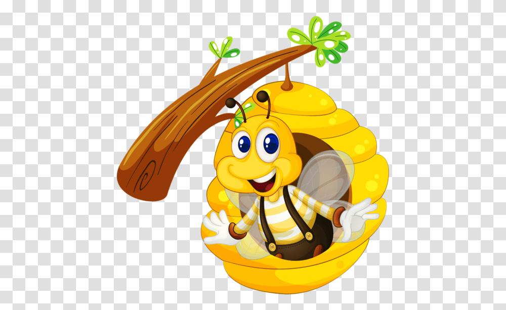 Abeilles Abeja Abelha Honey Bee Cartoon, Floral Design, Pattern, Food Transparent Png