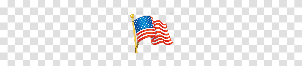 Abeka Clip Art American Flag Waving R Transparent Png