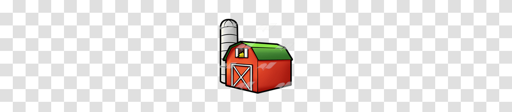Abeka Clip Art Barn And Silo, Nature, Outdoors, Building, Farm Transparent Png