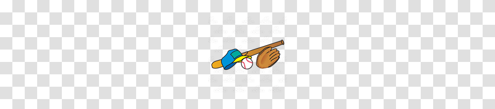 Abeka Clip Art Baseball Equipment Bat Ball Glove And Hat, Sport, Team Sport, Brass Section Transparent Png