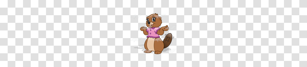 Abeka Clip Art Beaver Girl With A Pink Shirt, Female, Crowd Transparent Png