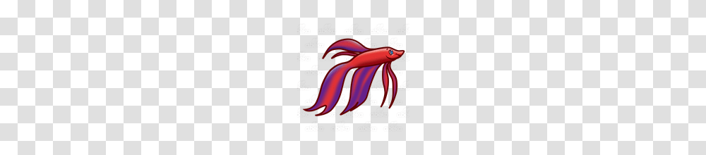 Abeka Clip Art Betta Fish Red And Purple, Helmet, Apparel, Animal Transparent Png