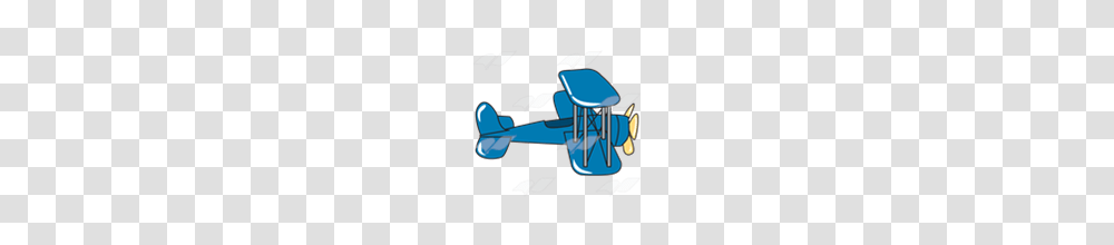 Abeka Clip Art Blue Biplane With Open Cockpit, Vehicle, Transportation, Aircraft, Airplane Transparent Png