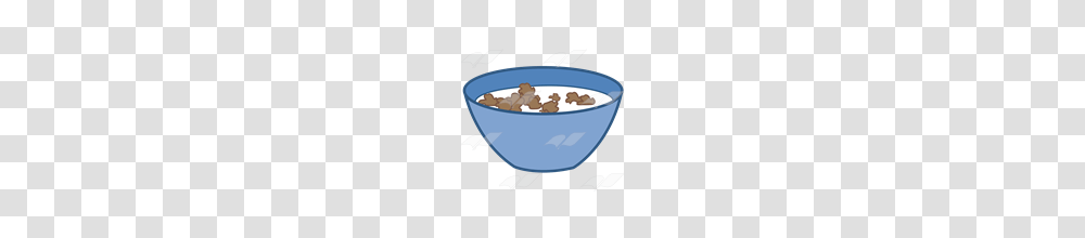 Abeka Clip Art Blue Bowl With Cereal And Milk, Bathtub, Food, Popcorn, Dairy Transparent Png
