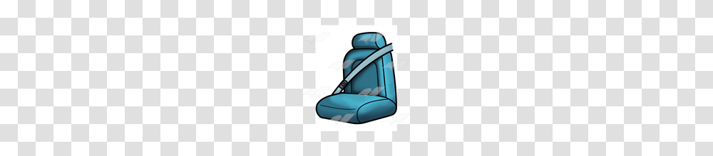 Abeka Clip Art Blue Car Seat With A Seat Belt, Bag Transparent Png
