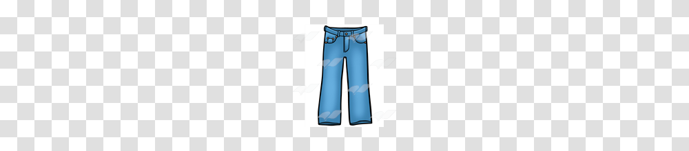 Abeka Clip Art Blue Jeans With Pockets, Pants, Apparel, Denim Transparent Png