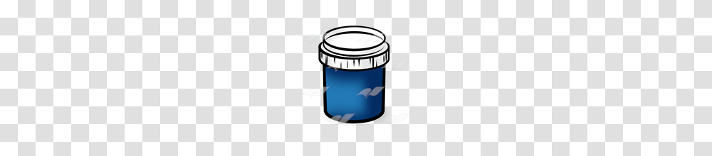 Abeka Clip Art Blue Paint Jar, Jug, Cylinder, Bucket Transparent Png