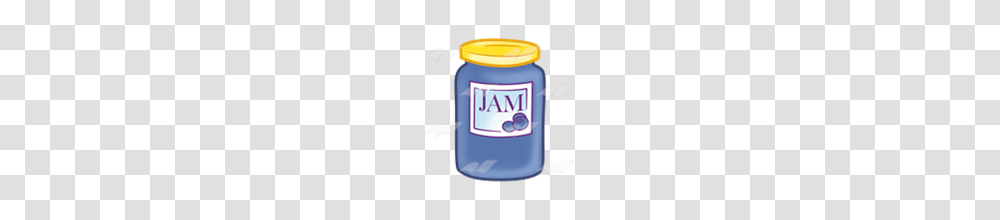 Abeka Clip Art Blueberry Jam Jar With Lid, Bottle, Food, Paint Container, Medication Transparent Png