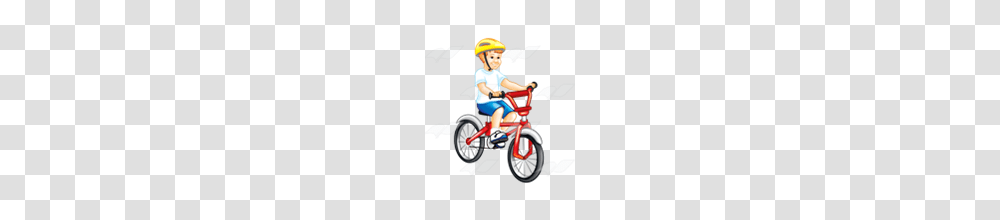 Abeka Clip Art Boy Riding Bike, Person, Human, Vehicle, Transportation Transparent Png