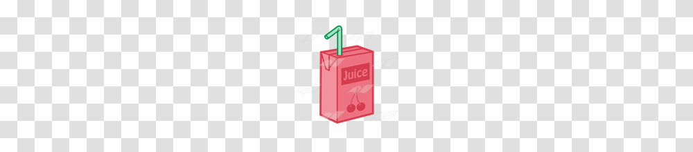 Abeka Clip Art Cherry Juice Box With A Green Straw, Weapon, Weaponry, Bomb, Dynamite Transparent Png