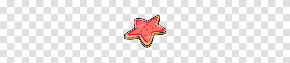 Abeka Clip Art Christmas Cookie Star With Red Icing, Star Symbol, Shoe, Footwear Transparent Png