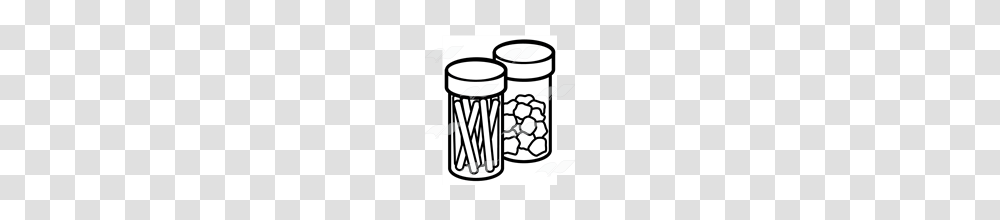 Abeka Clip Art Cotton Balls And Sticks In Jars, Coffee Cup, Drum, Percussion, Musical Instrument Transparent Png