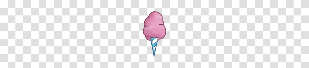 Abeka Clip Art Cotton Candy On A Blue And White Cone, Head, Plant, Face Transparent Png