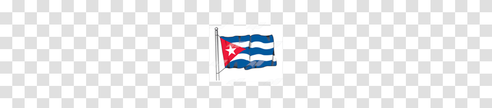 Abeka Clip Art Cuba Flag On A Pole, American Flag, Skin Transparent Png
