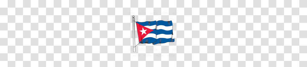 Abeka Clip Art Cuba Flag On A Pole, American Flag, Arrow Transparent Png