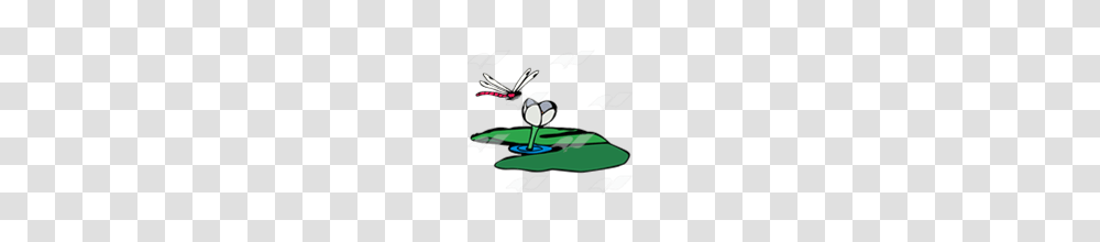 Abeka Clip Art Dragonfly And Lily Pad With Lily, Game, Sport, Sports, Gambling Transparent Png
