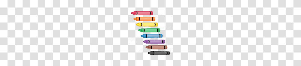Abeka Clip Art Eight Crayons Rainbow Colors Transparent Png