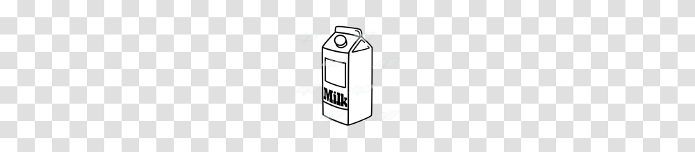 Abeka Clip Art Milk Carton Red And White, Label, Tin, Can Transparent Png