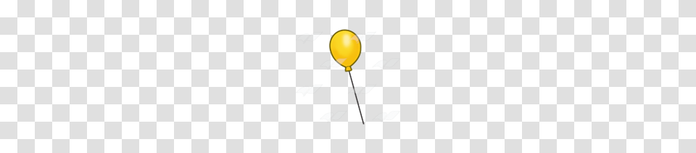 Abeka Clip Art One Yellow Balloon On A String, Paper, Confetti, Face Transparent Png