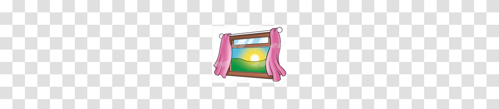 Abeka Clip Art Open Window Showing A Sunrise, Pillow, Cushion, Drawing, Furniture Transparent Png
