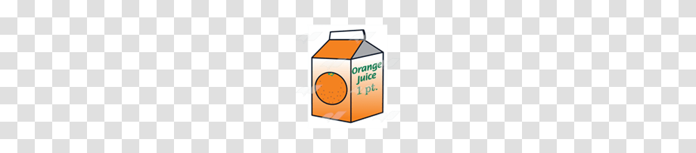 Abeka Clip Art Orange Juice Carton Pint, Mailbox, Letterbox, Beverage, Drink Transparent Png