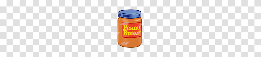 Abeka Clip Art Peanut Butter Jar With Blue Lid, Food, Ketchup Transparent Png