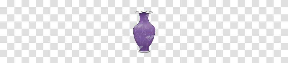 Abeka Clip Art Purple Vase With Leaves And Flowers Design, Jar, Pottery, Potted Plant, Urn Transparent Png