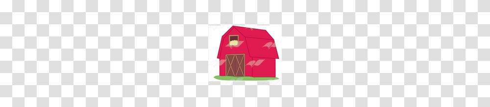 Abeka Clip Art Red Barn With Hayloft, Nature, Building, Outdoors, Farm Transparent Png