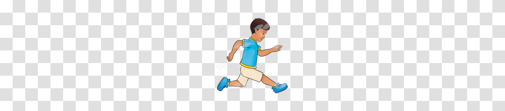 Abeka Clip Art Running Boy, Person, People, Kicking Transparent Png