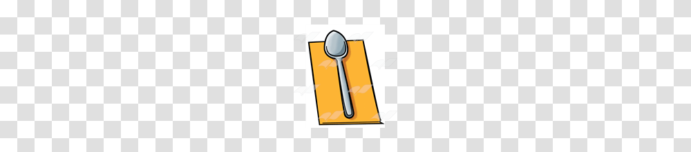 Abeka Clip Art Spoon On An Orange Napkin, Cutlery, Scissors, Blade, Weapon Transparent Png