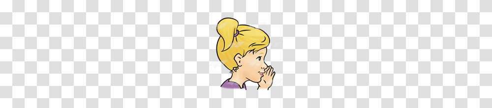 Abeka Clip Art Talking Girl, Apparel, Head Transparent Png